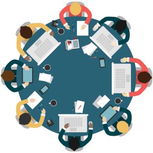 Round table graphic